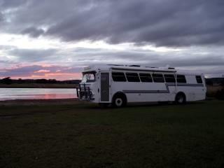 Motorhome at the Sunset camp