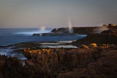 Early morning at the blow holes, Quobba , WA - [Click for a Larger Image]