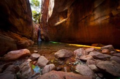 End swimming hole, El Questro Gorge, WA - [Click for a Larger Image]