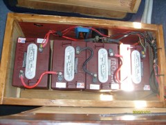 house battery set up - [Click for a Larger Image]