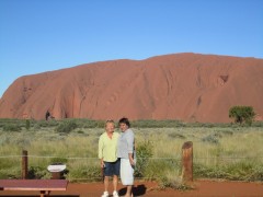 Us at Uluru (Ayres Rock) - [Click for a Larger Image]