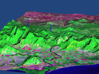Map of Cairns 3D - [Click for a Larger Image]