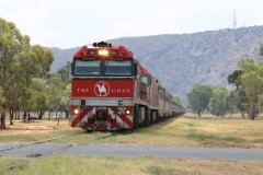 The Ghan - just south of Alice Springs, NT - [Click for a Larger Image]