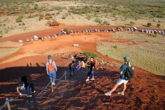 Climbing Ayers Rock, NT - [Click for a Larger Image]