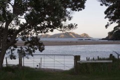 Stevenson Island, from the camping ground at Tauranga Bay, NZ - [Click for a Larger Image]