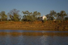 Hobohome on the banks of the Fitzroy River, WA. - [Click for a Larger Image]
