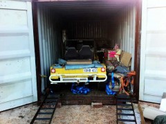 The Moke gets stored in our storage container, WA - [Click for a Larger Image]