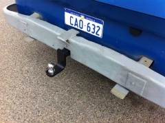 The new tow bar on the back of the bus, WA - [Click for a Larger Image]