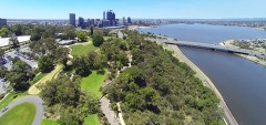 Perth from Kings Park - [Click for a Larger Image]