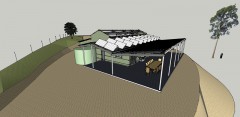 The design for the covered deck and solar array - [Click for a Larger Image]